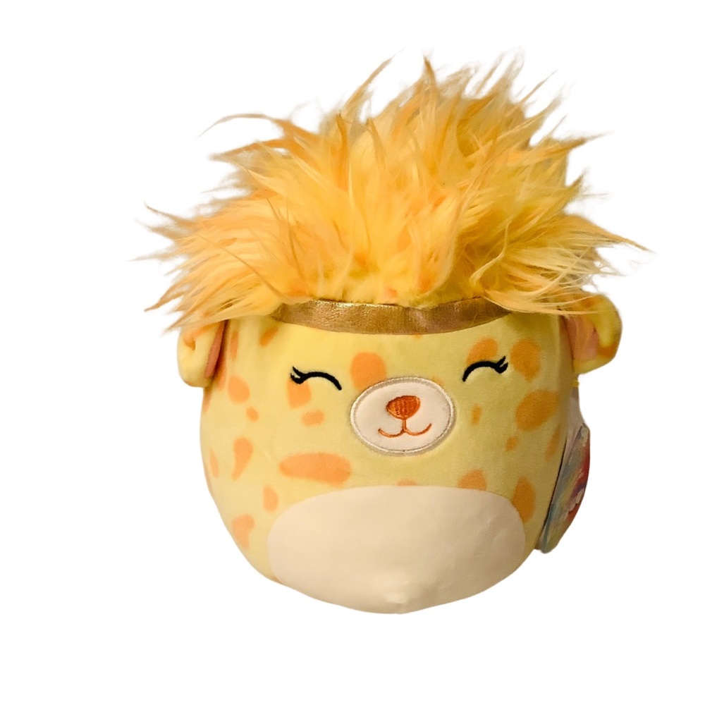 SQUISHMALLOW Cheetah Lexie the Cheetah SQUISH-DOOS 8” 💜 BOGO